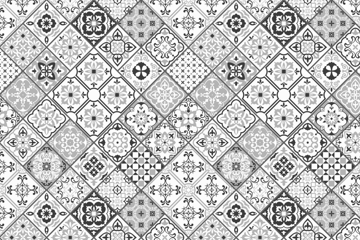 Toilettenrückwand Patchwork