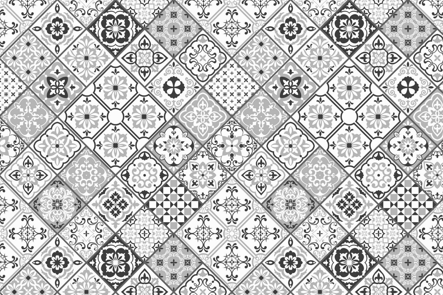 Toilettenrückwand Patchwork