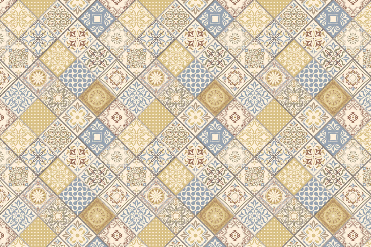 Toilettenrückwand Patchwork