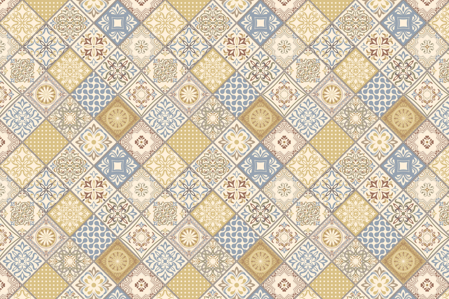 Toilettenrückwand Patchwork