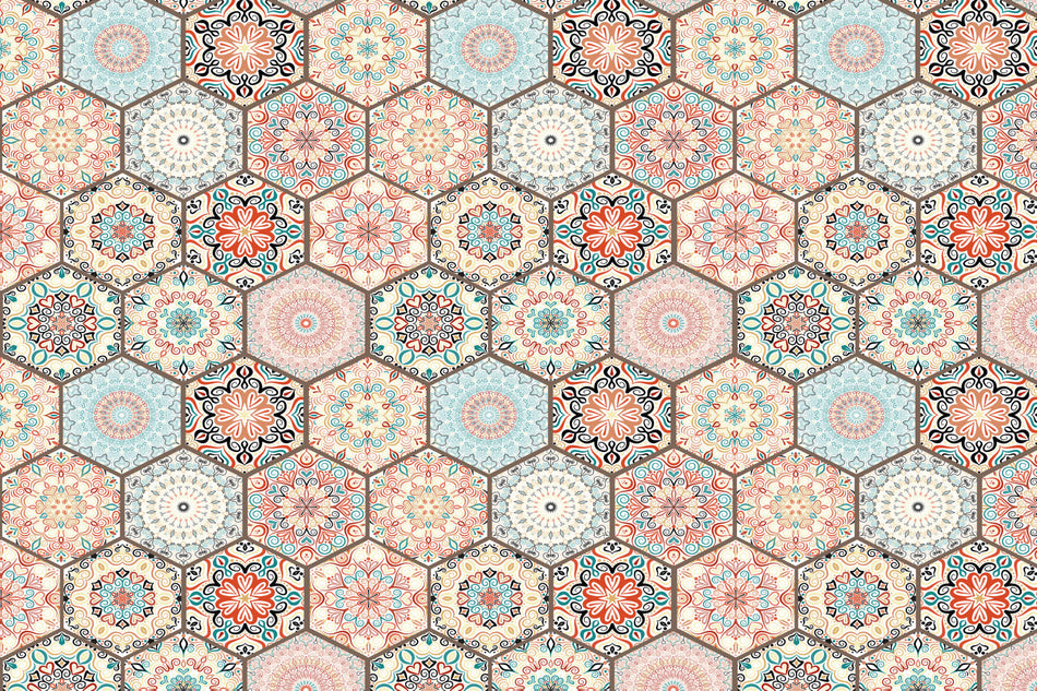 Toilettenrückwand Patchwork