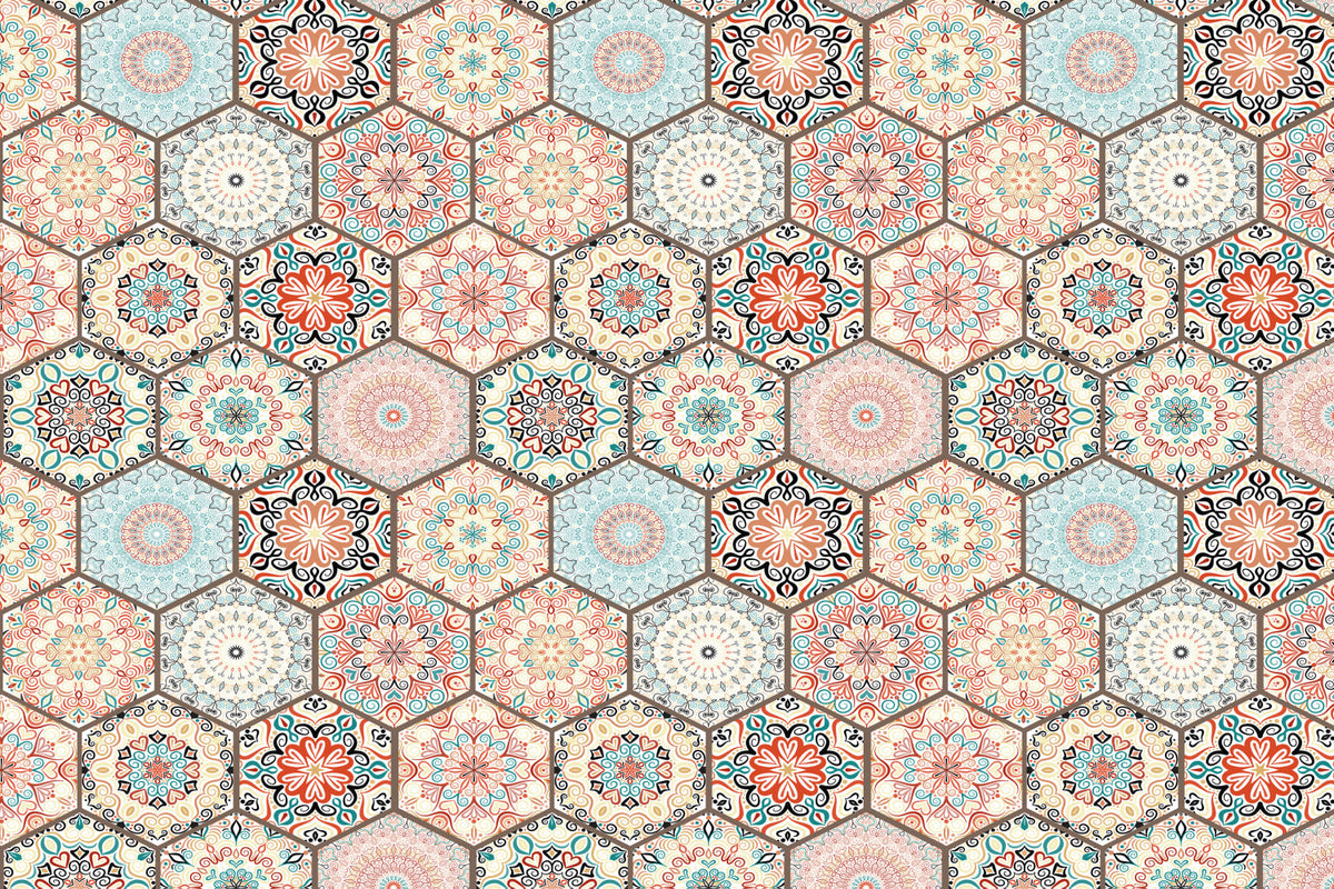Toilettenrückwand Patchwork