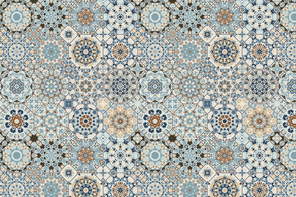 Toilettenrückwand Patchwork