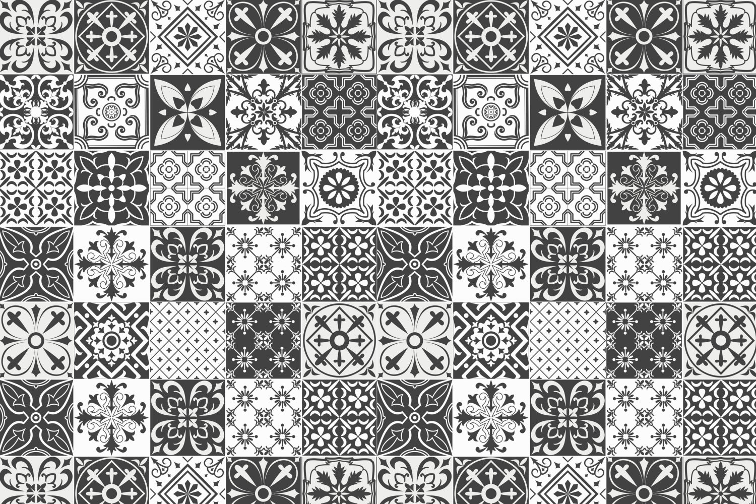 Toilettenrückwand Patchwork