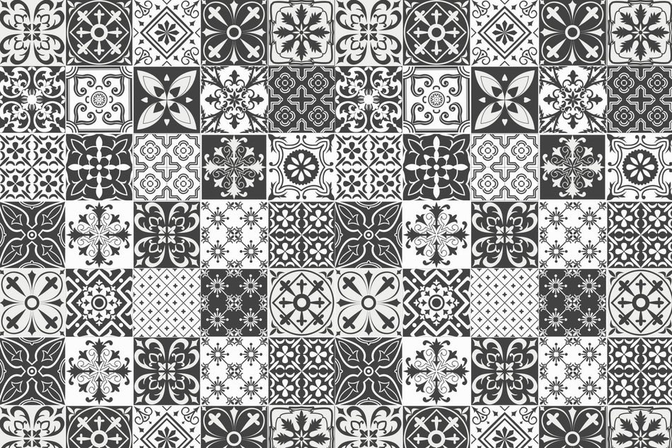 Toilettenrückwand Patchwork
