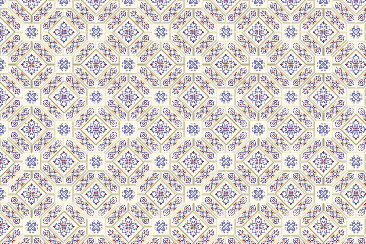 Toilettenrückwand Patchwork