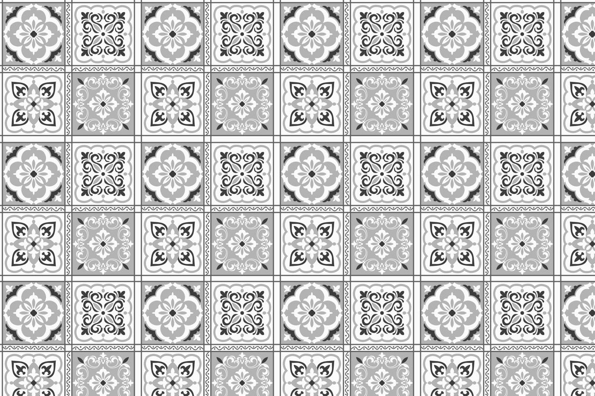 Toilettenrückwand Patchwork