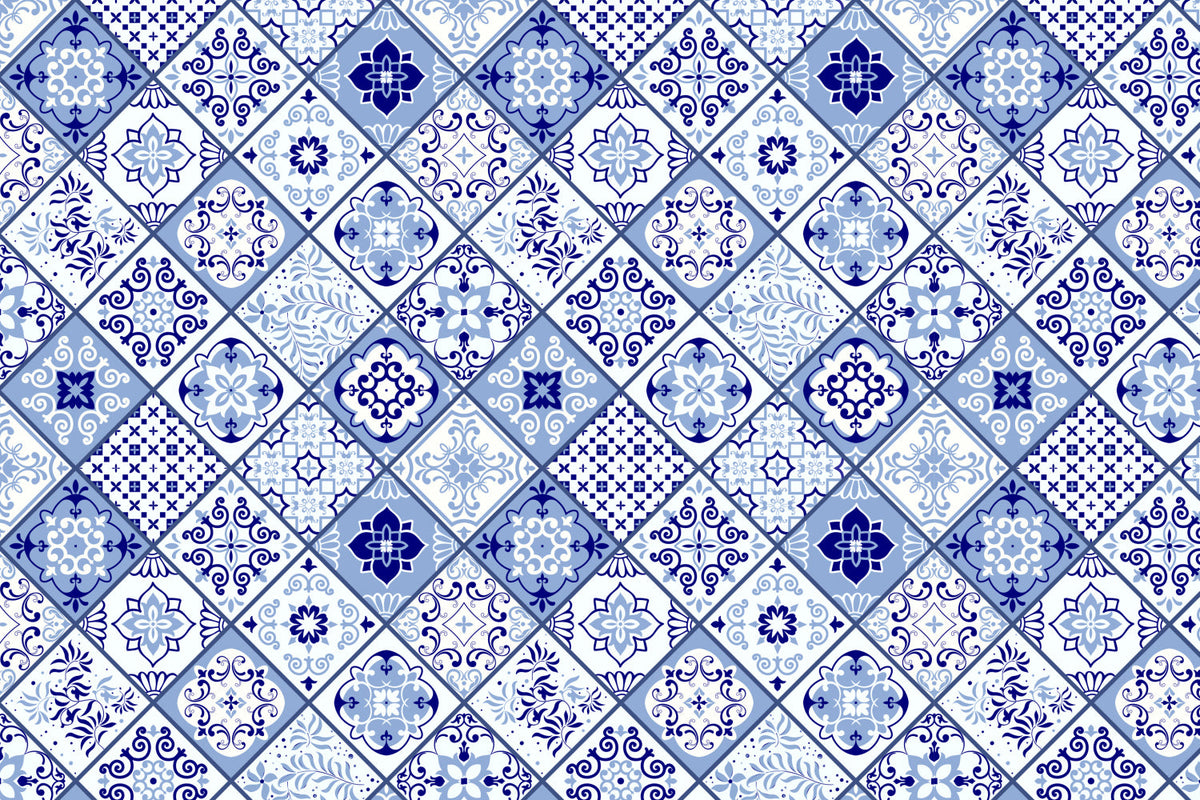 Toilettenrückwand Patchwork