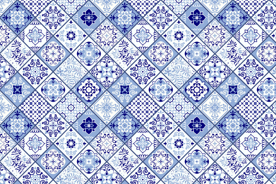 Toilettenrückwand Patchwork