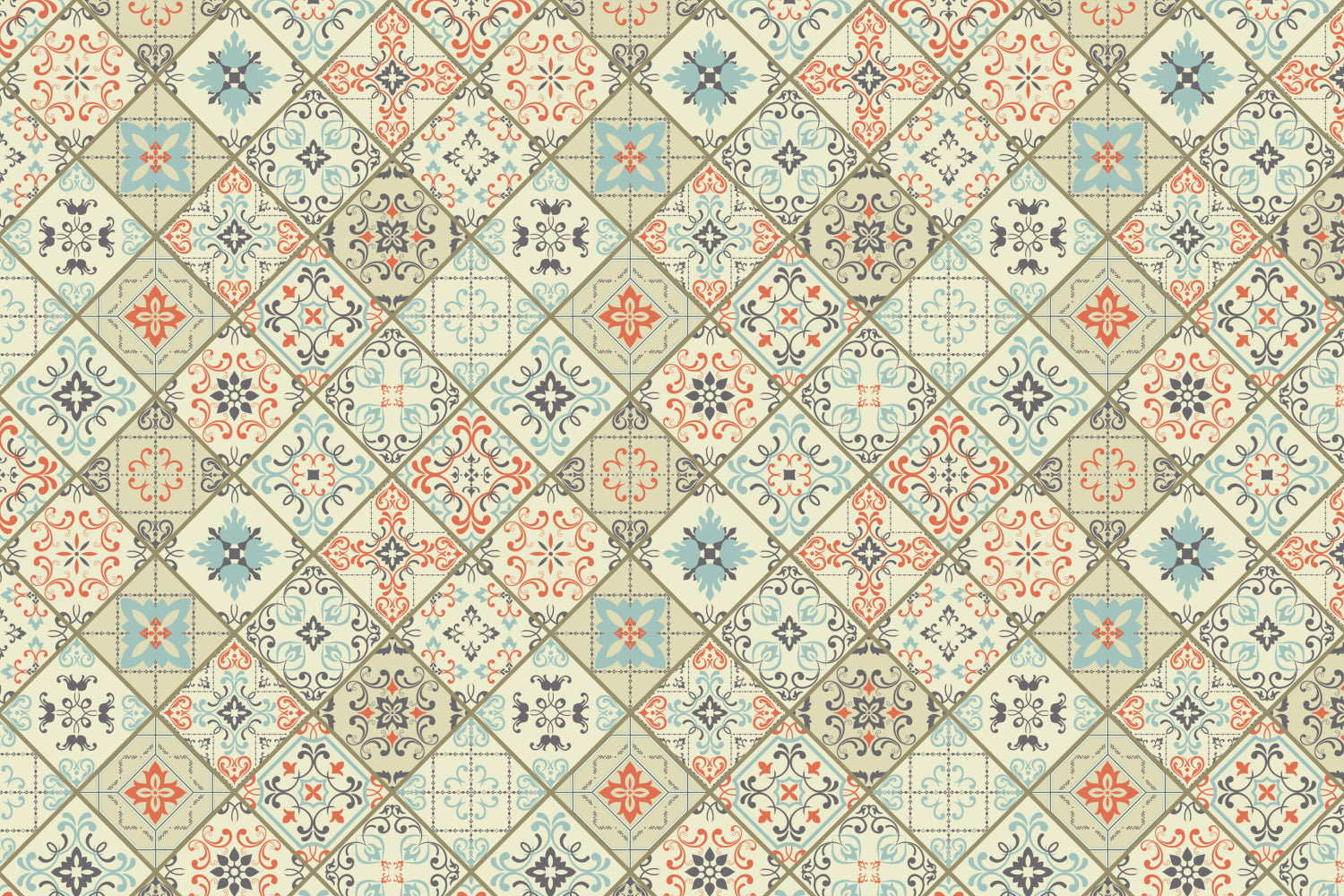 Toilettenrückwand Patchwork