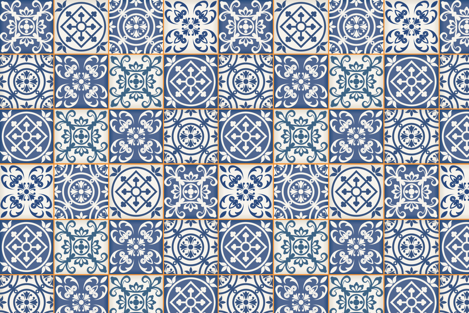 Toilettenrückwand Patchwork