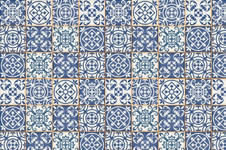 Toilettenrückwand Patchwork