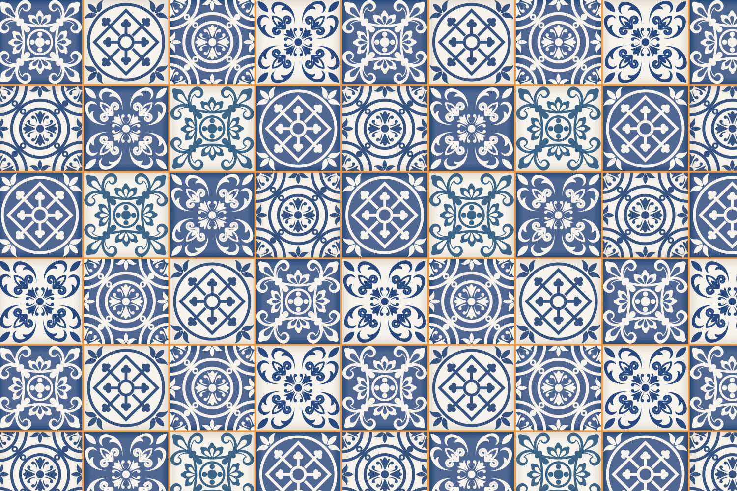 Toilettenrückwand Patchwork