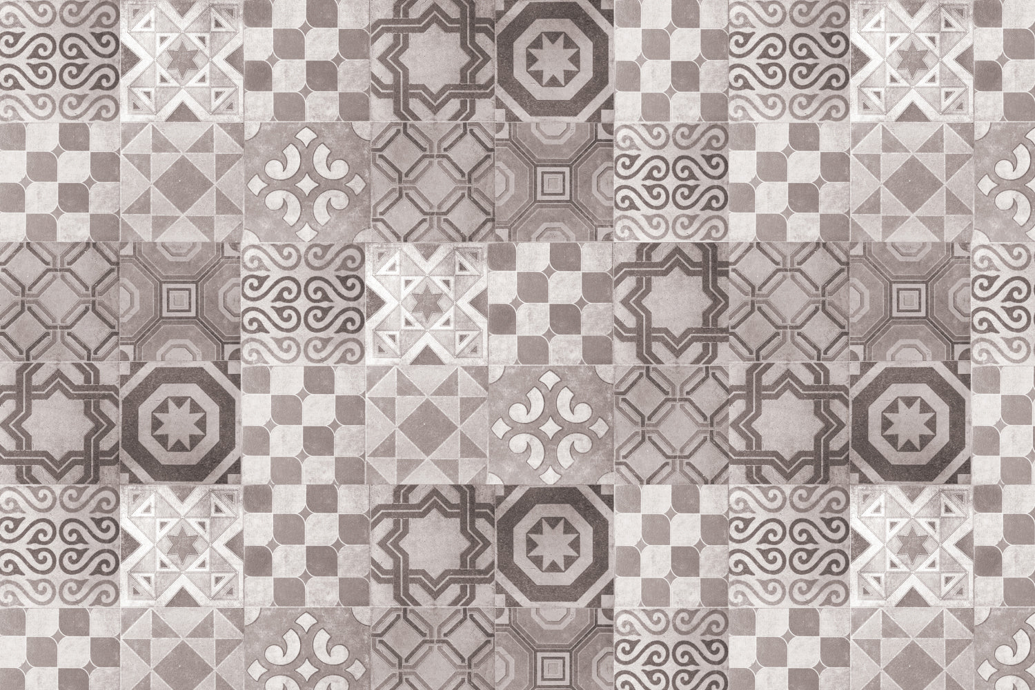 Toilettenrückwand Patchwork