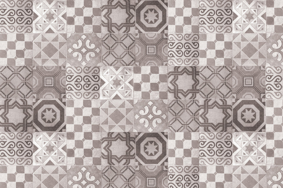 Toilettenrückwand Patchwork