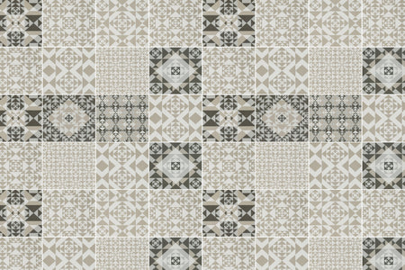 Toilettenrückwand Patchwork