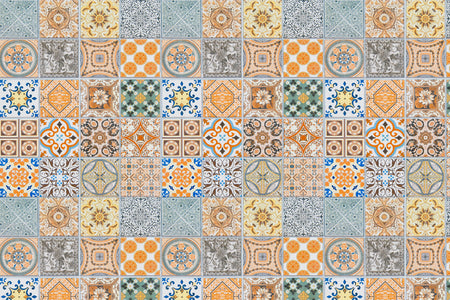 Toilettenrückwand Patchwork