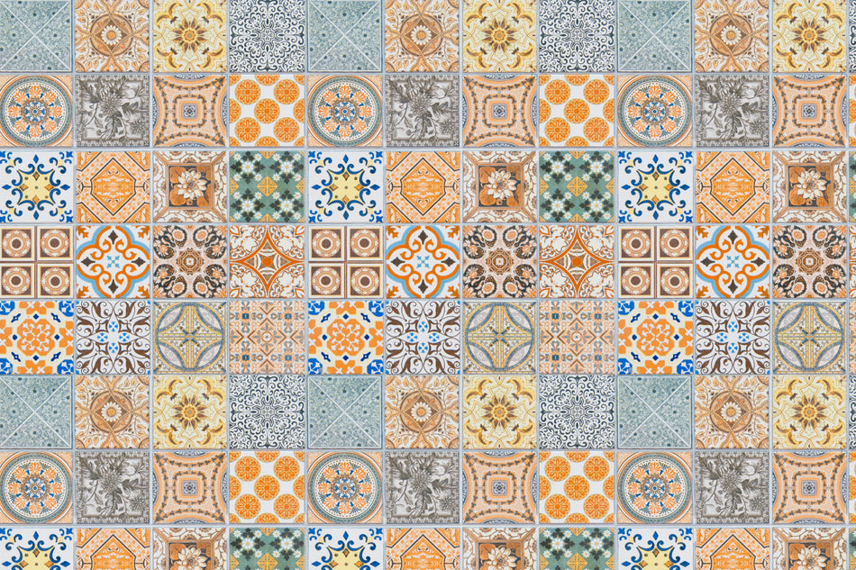 Toilettenrückwand Patchwork