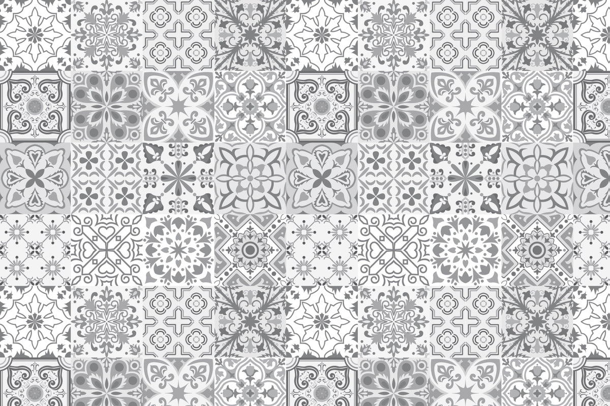 Toilettenrückwand Patchwork