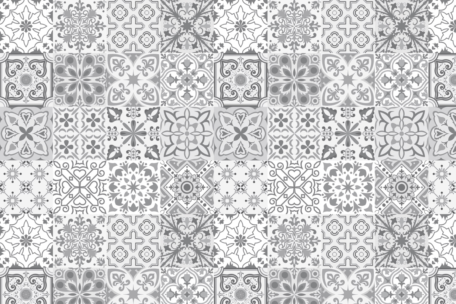 Toilettenrückwand Patchwork