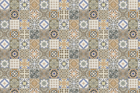 Toilettenrückwand Patchwork
