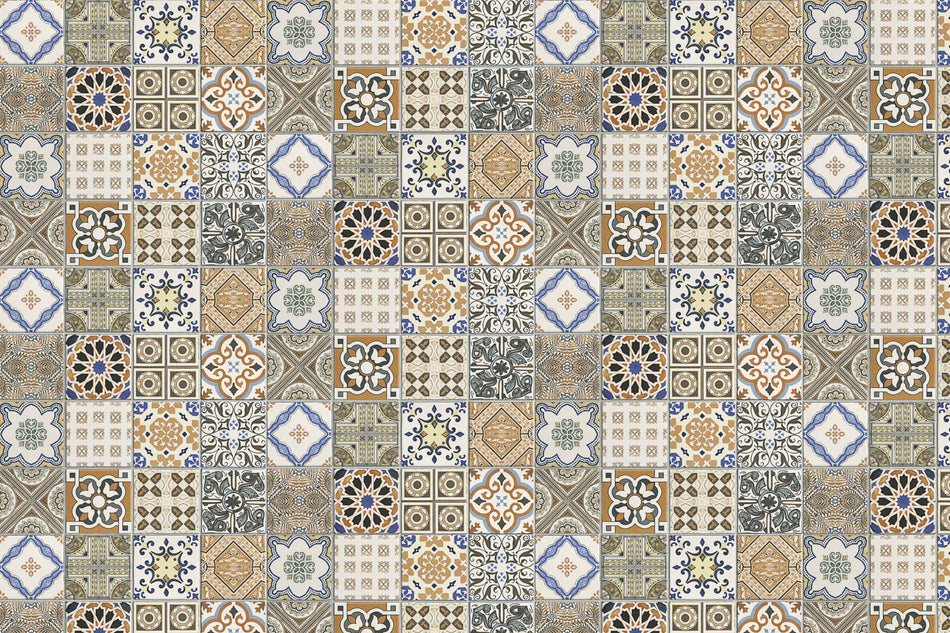 Toilettenrückwand Patchwork