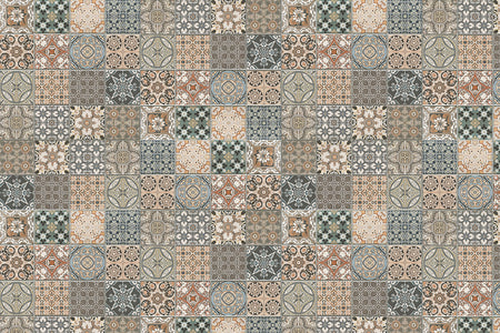 Toilettenrückwand Patchwork