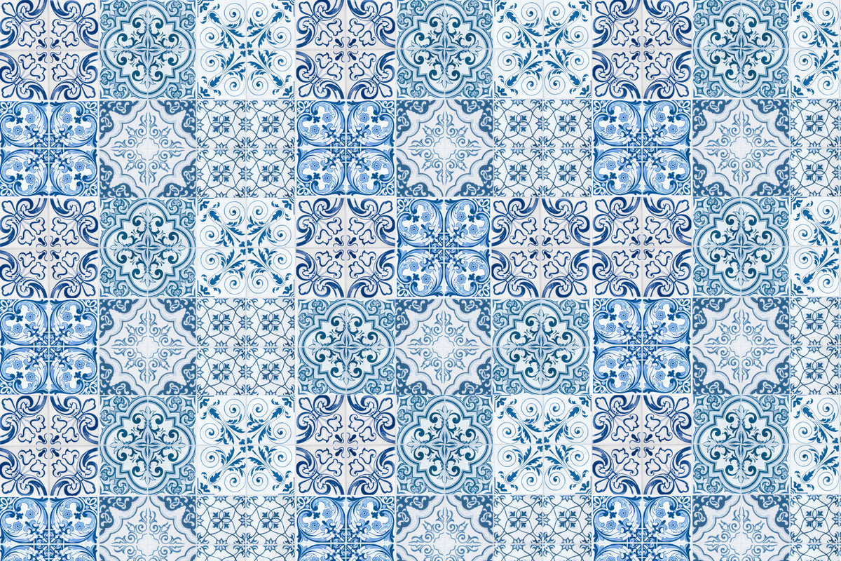 Toilettenrückwand Patchwork