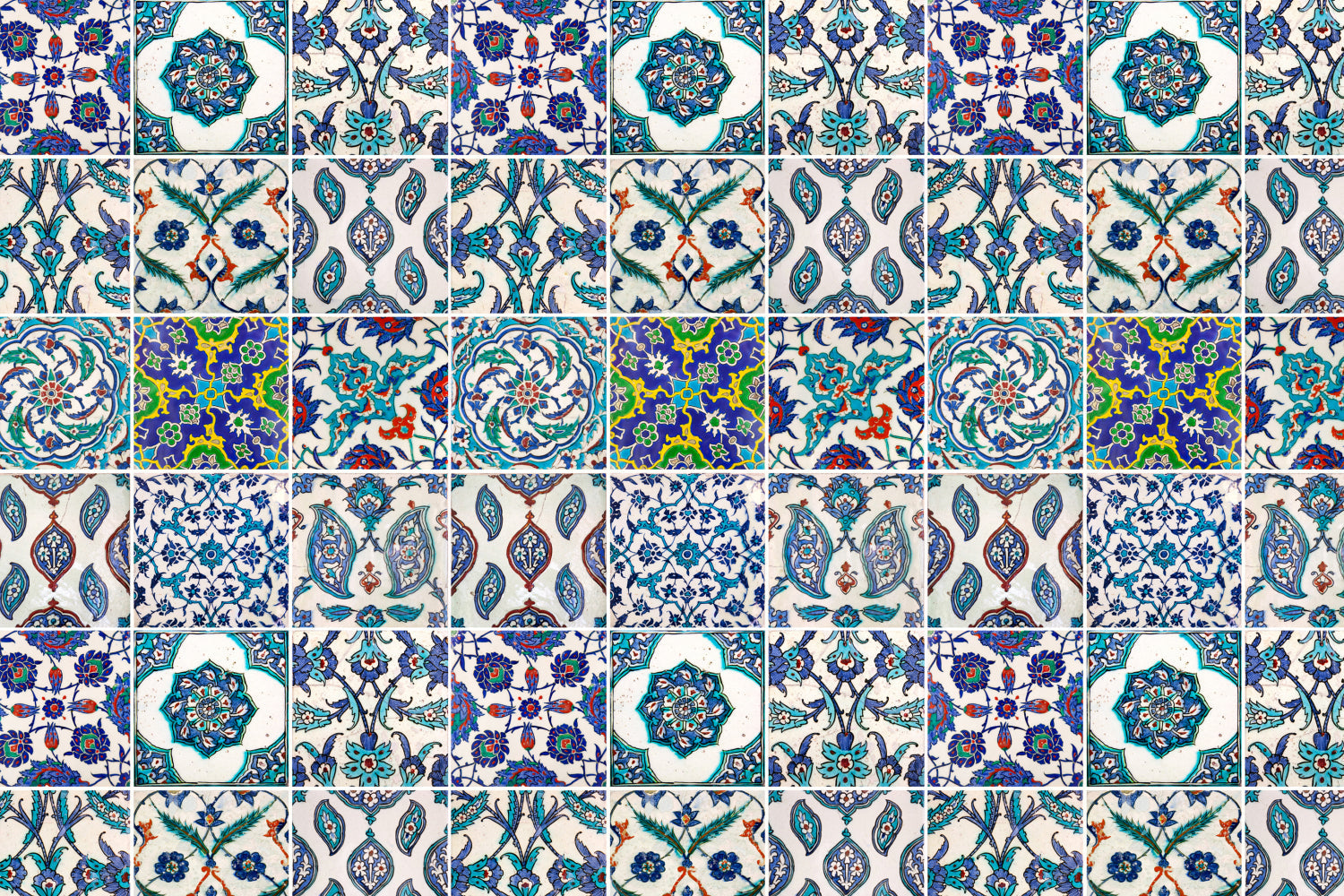 Toilettenrückwand Patchwork