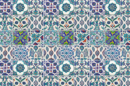 Toilettenrückwand Patchwork