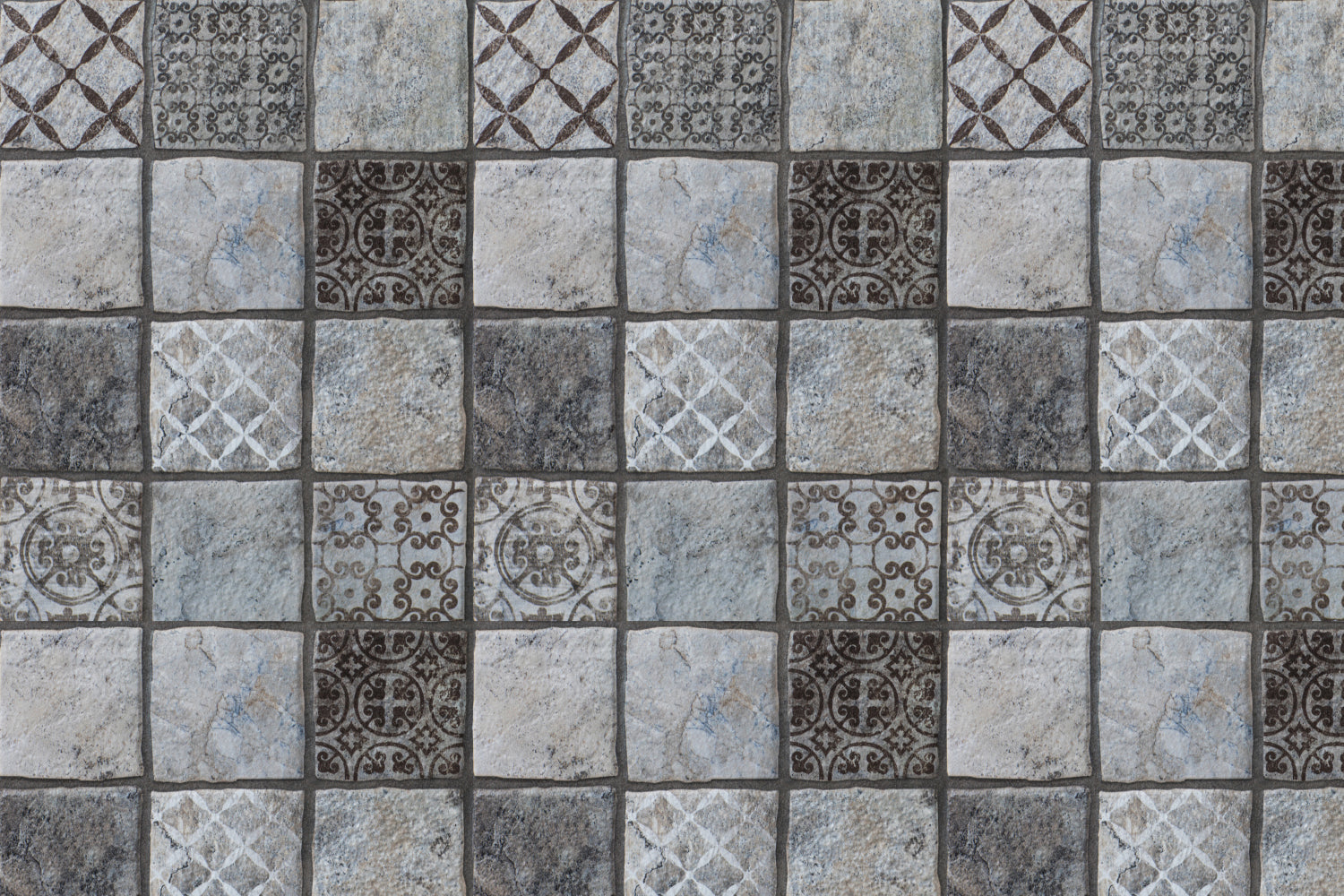 Toilettenrückwand Patchwork