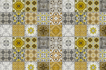 Toilettenrückwand Patchwork