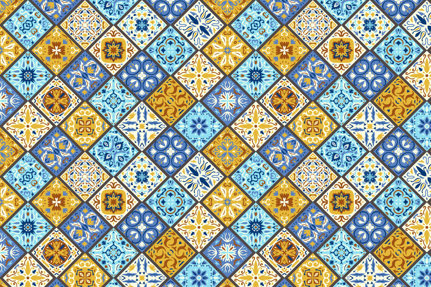 Toilettenrückwand Patchwork