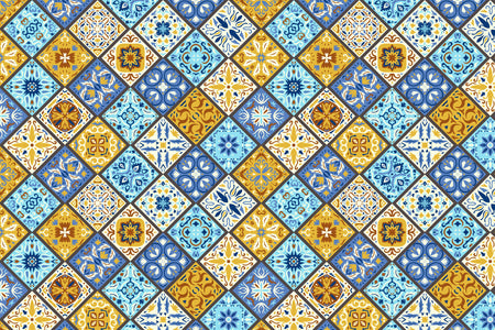 Toilettenrückwand Patchwork