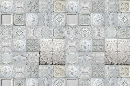 Toilettenrückwand Patchwork