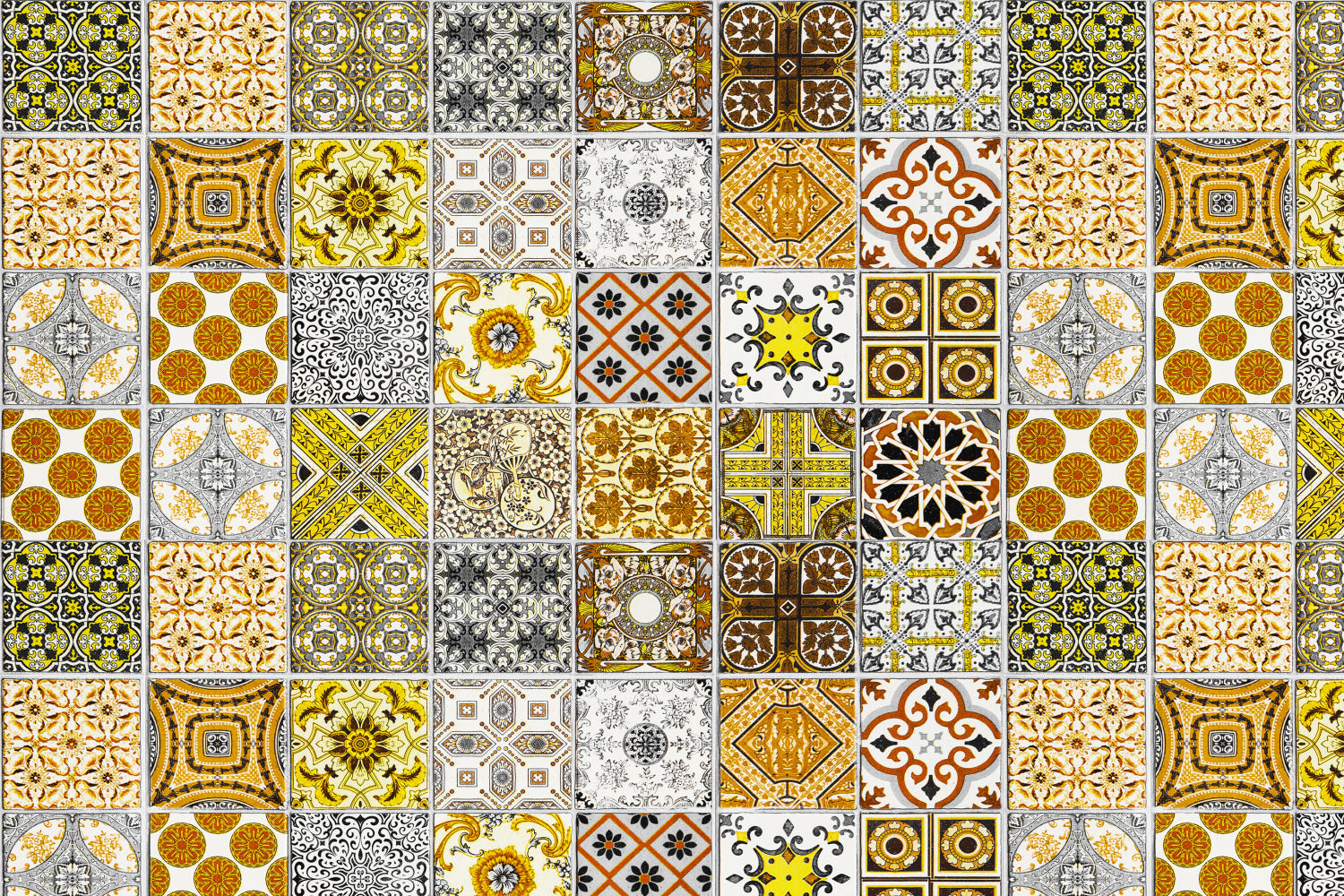 Toilettenrückwand Patchwork
