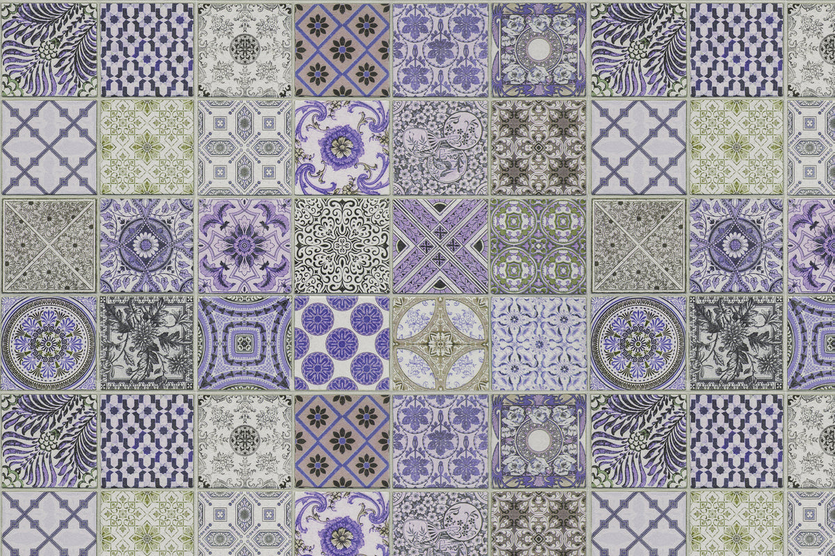 Toilettenrückwand Patchwork