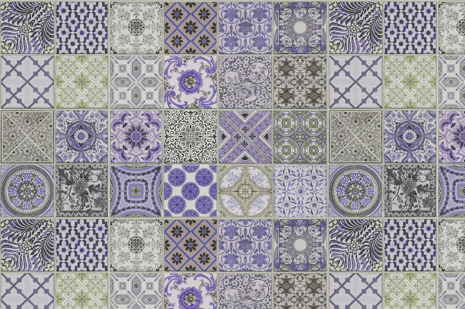 Toilettenrückwand Patchwork