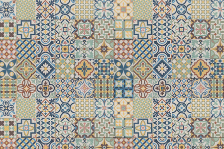 Toilettenrückwand Patchwork