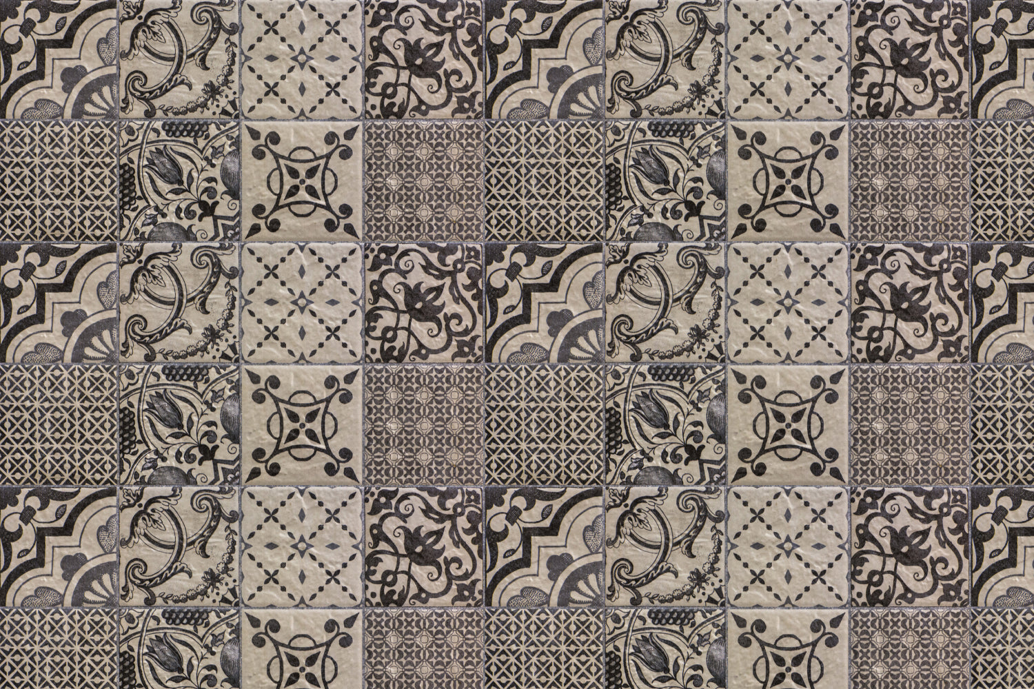 Toilettenrückwand Patchwork