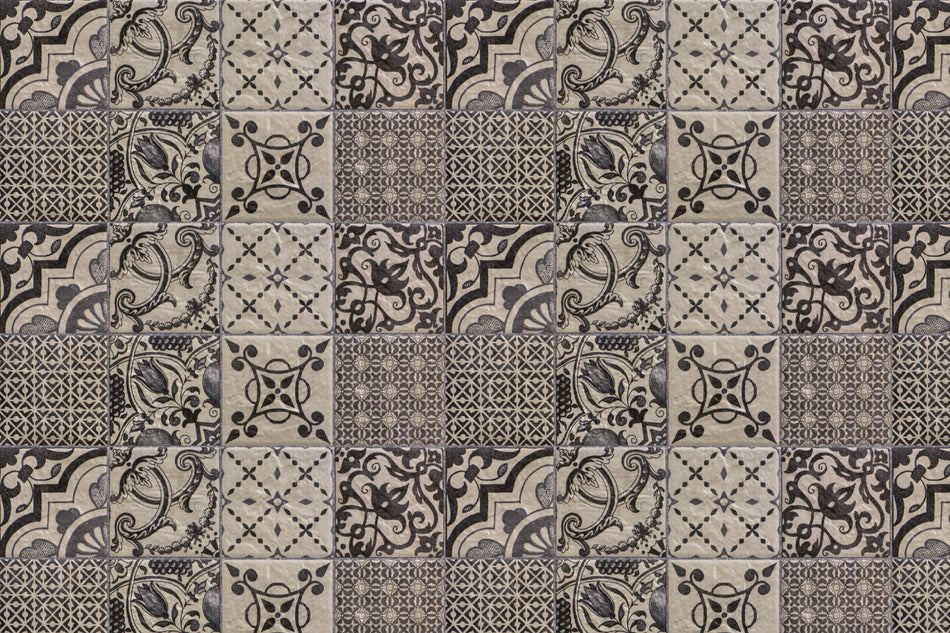 Toilettenrückwand Patchwork