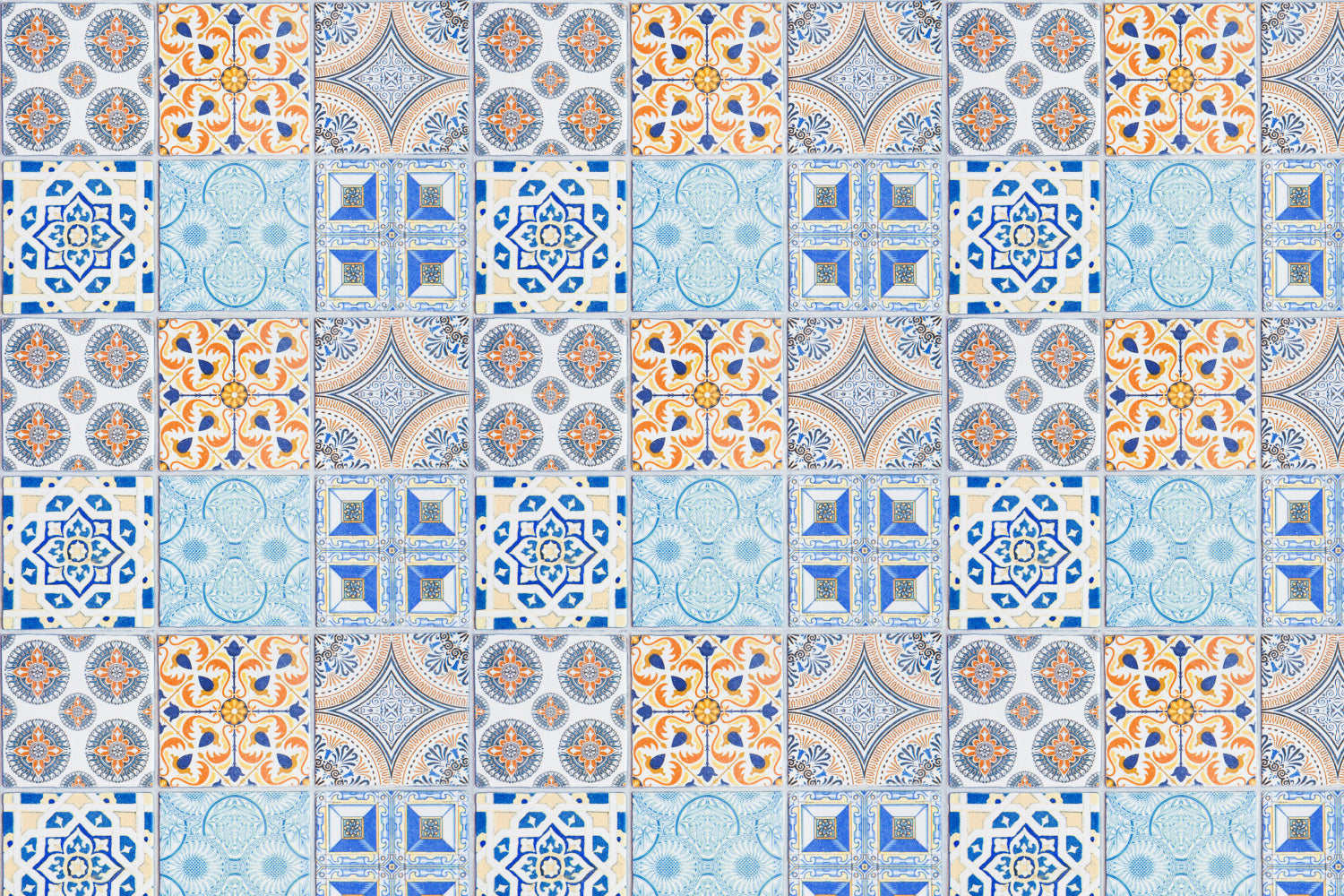 Toilettenrückwand Patchwork