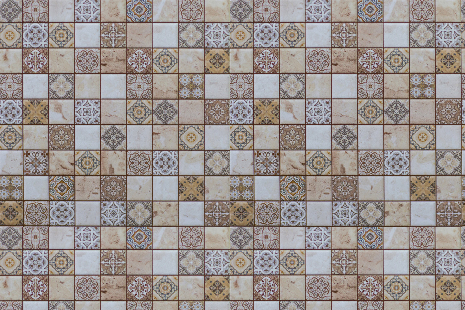 Toilettenrückwand Patchwork