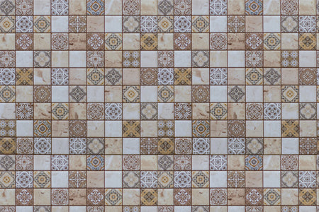 Toilettenrückwand Patchwork