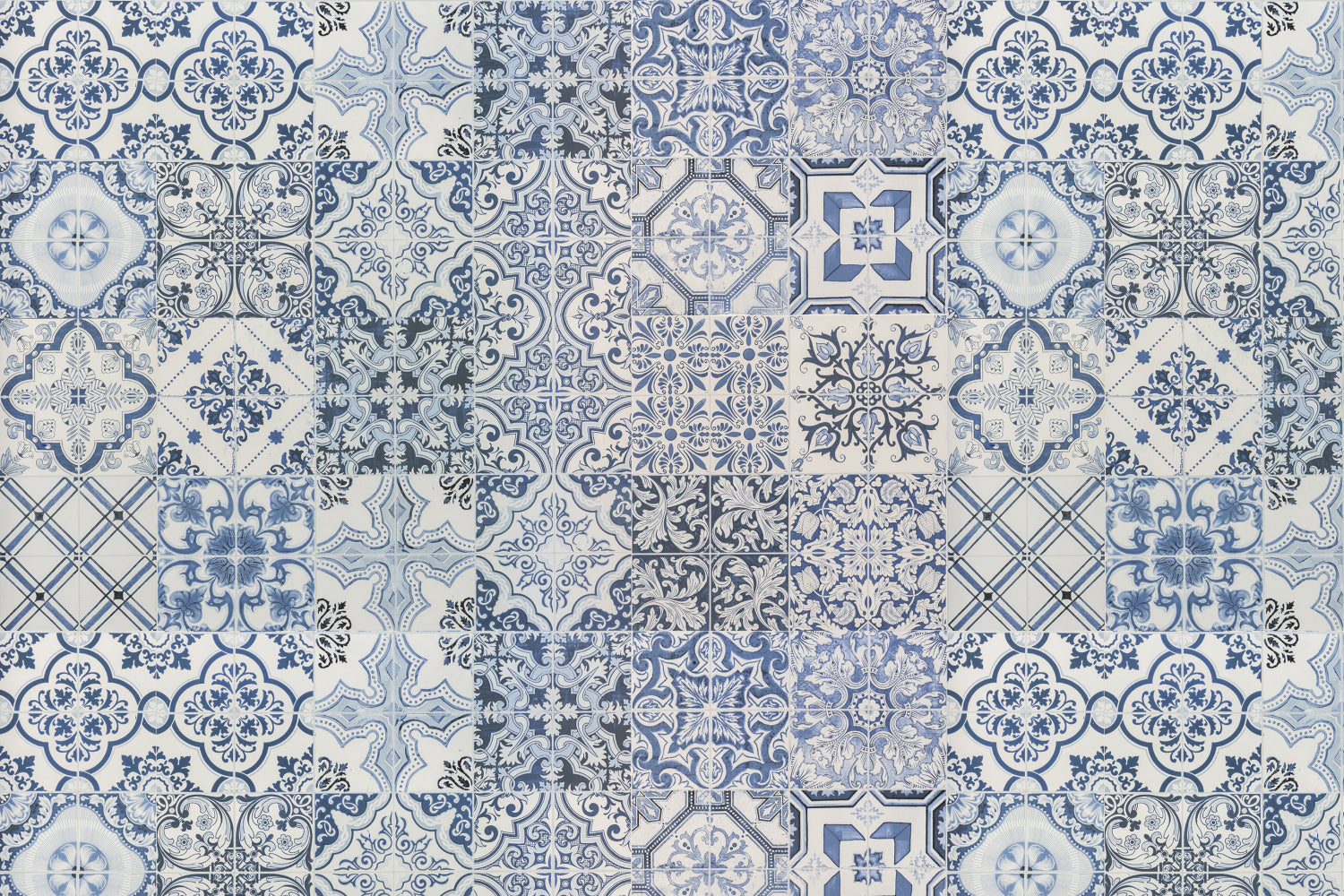 Toilettenrückwand Patchwork