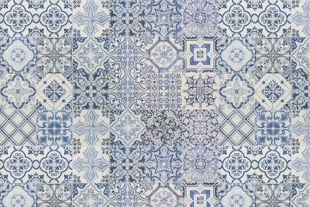 Toilettenrückwand Patchwork