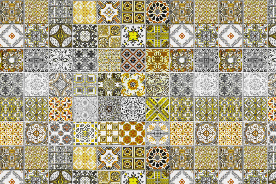 Toilettenrückwand Patchwork