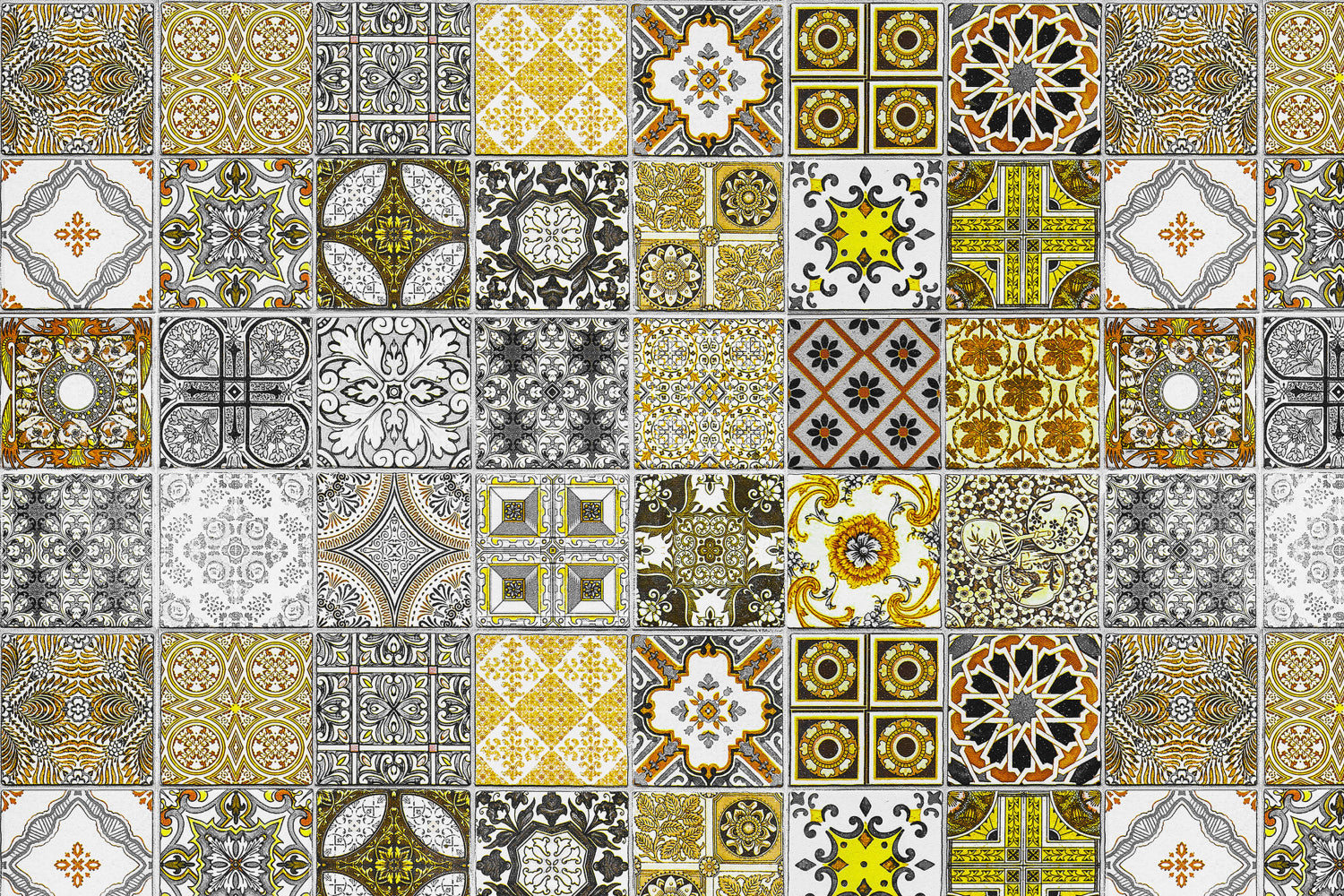 Toilettenrückwand Patchwork
