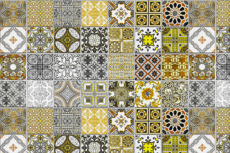 Toilettenrückwand Patchwork