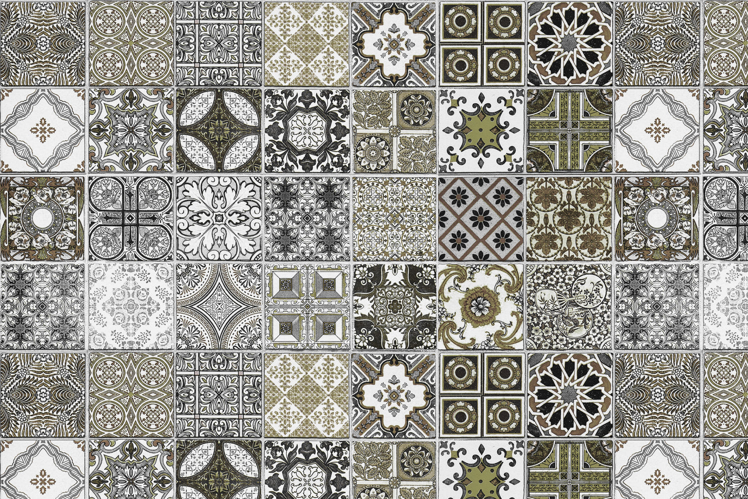Toilettenrückwand Patchwork